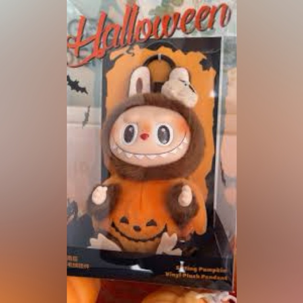 Halloween Themed Plush Keychain